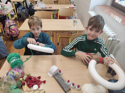 Listopad 2025 - Výroba adventních věnců