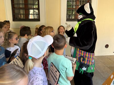 Mělníkem s kocourkem Švarcíkem
