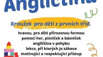 Angličtina - kroužek pro děti z prvních tříd