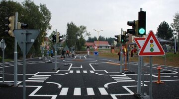 Dopravní hřiště Mlazice.
