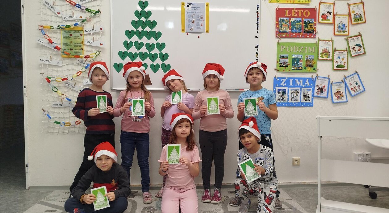 Vánoční dílničky ve třídách 0. A, 0. B, 0. C, 0. D